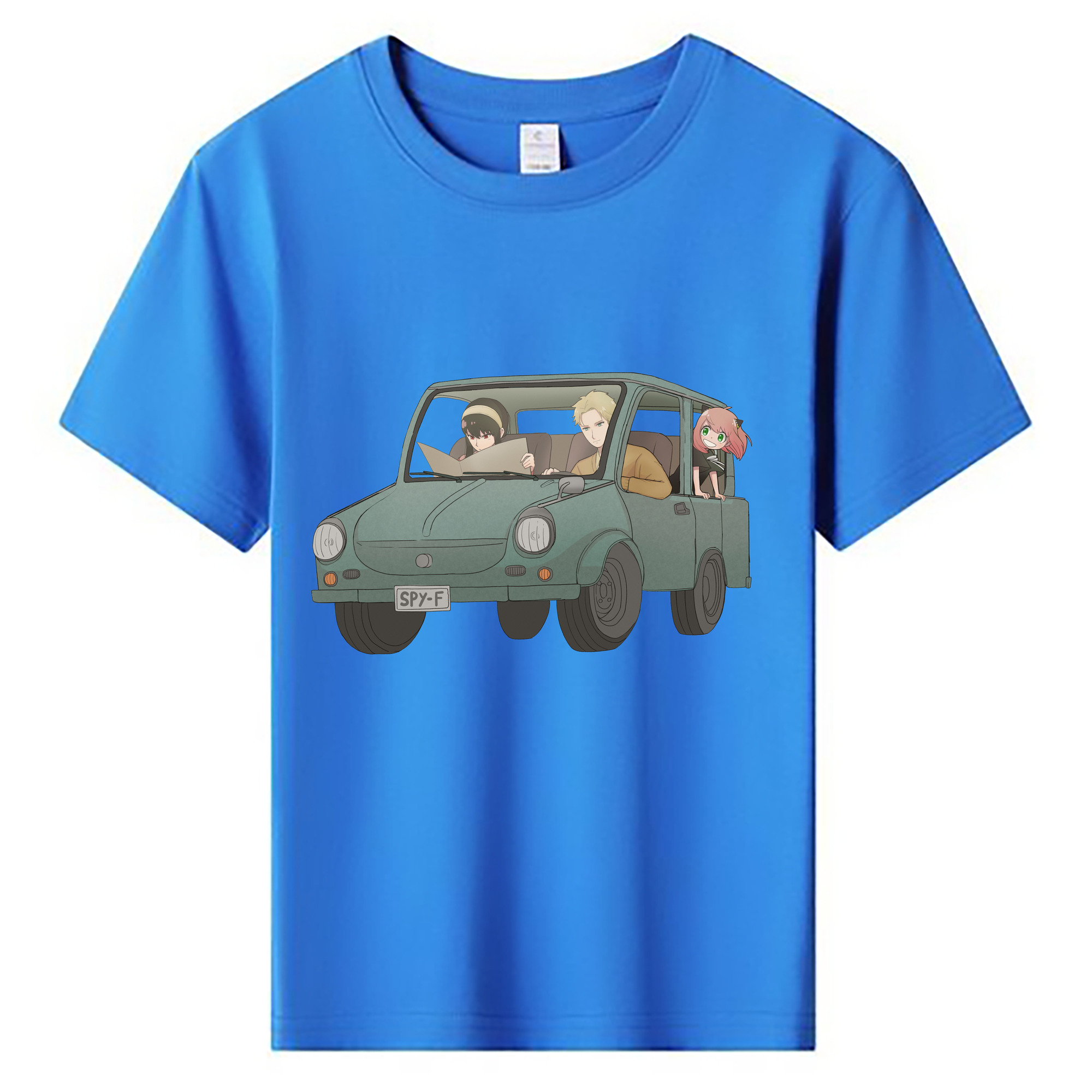 （画像用） SPY×FAMILY间谍家家酒 綿100％キッズTシャツ（フロントプリント）